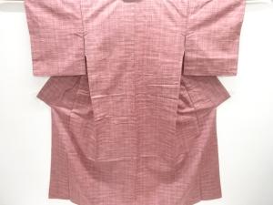 変わり格子織り出し手織り紬着物